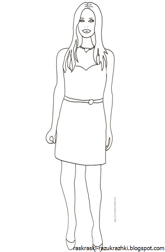 Как нарисовать человека в полный рост девушку карандашом в одежде