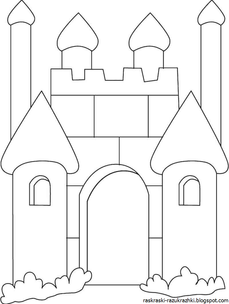 Рисование сказочный дворец