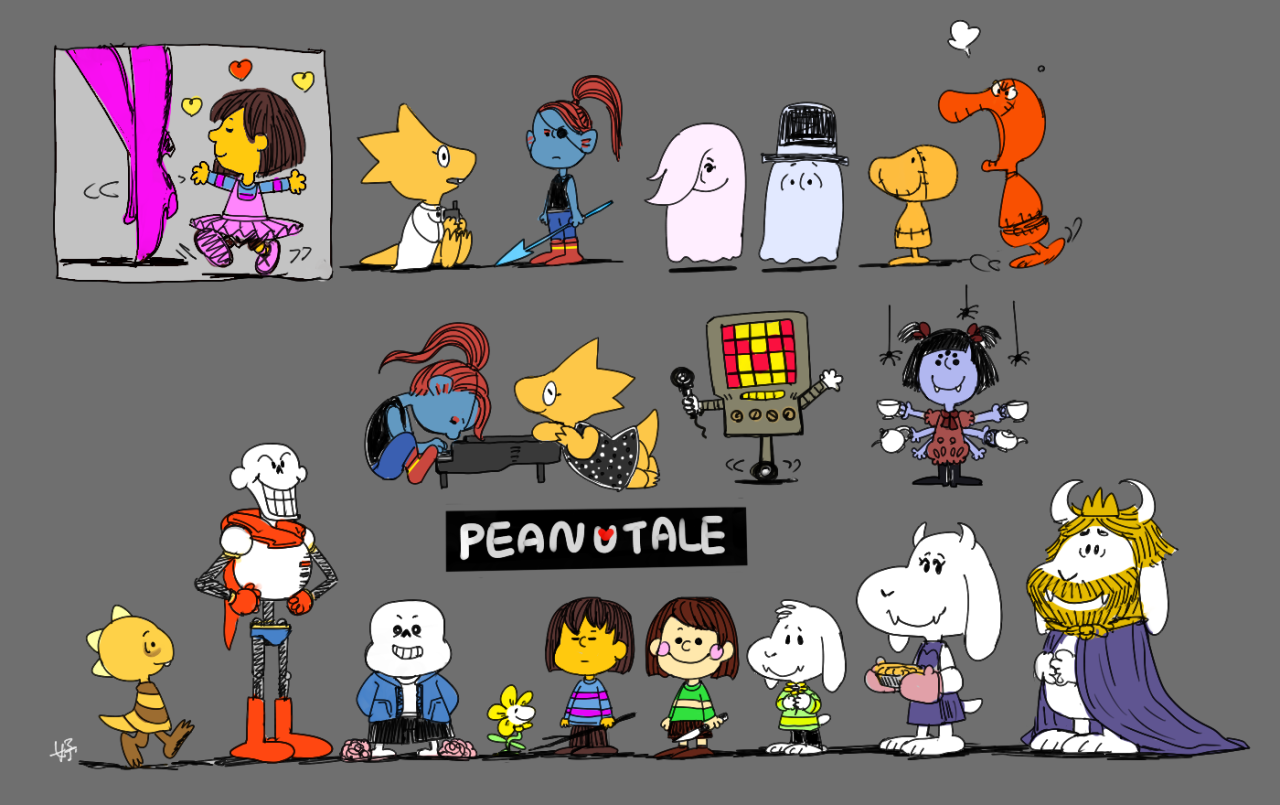 Undertale картинки персонажей