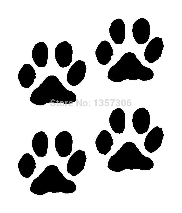 Yeni Paw Prints K pek Kedi 4 Tak m K pek Sevimli K z Hayvan Etiketler