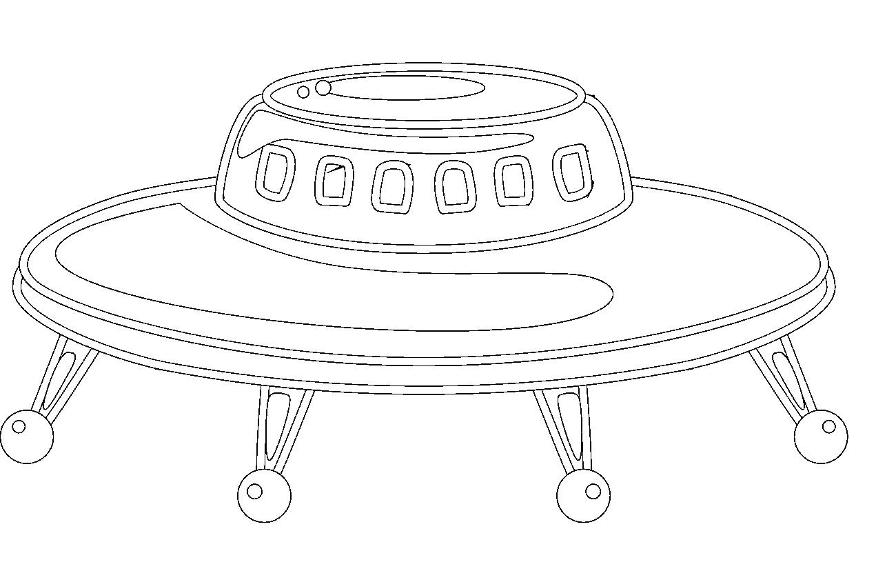 Космический корабль нарисовать ребенку