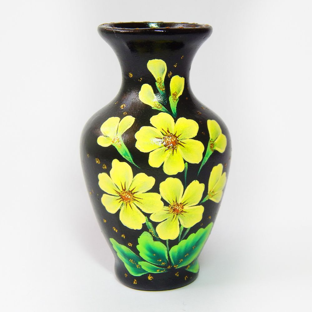 Цветной ваза. Расписные вазы. Красивые вазы. Цветочные вазы. Красивые декоративные вазы.