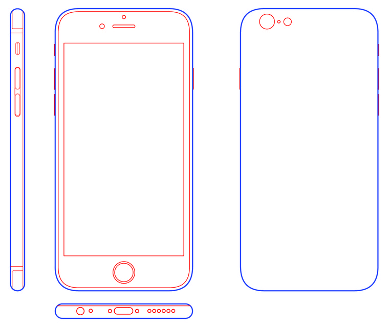 Чертеж телефона. Айфон 6 чертеж. Айфон 6s чертеж. Айфон 13 спереди распечатка. Айфон 8 чертеж.