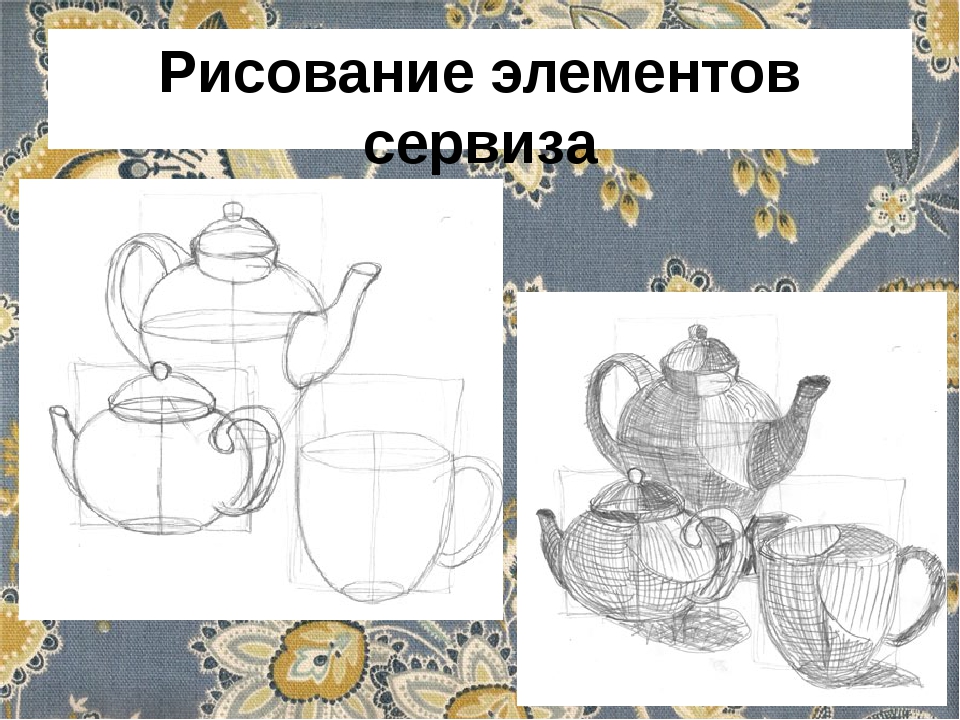 Рисунок чаепитие 3 класс