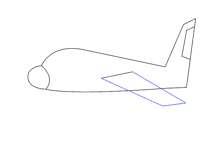 Как поэтапно нарисовать самолет карандашом поэтапно