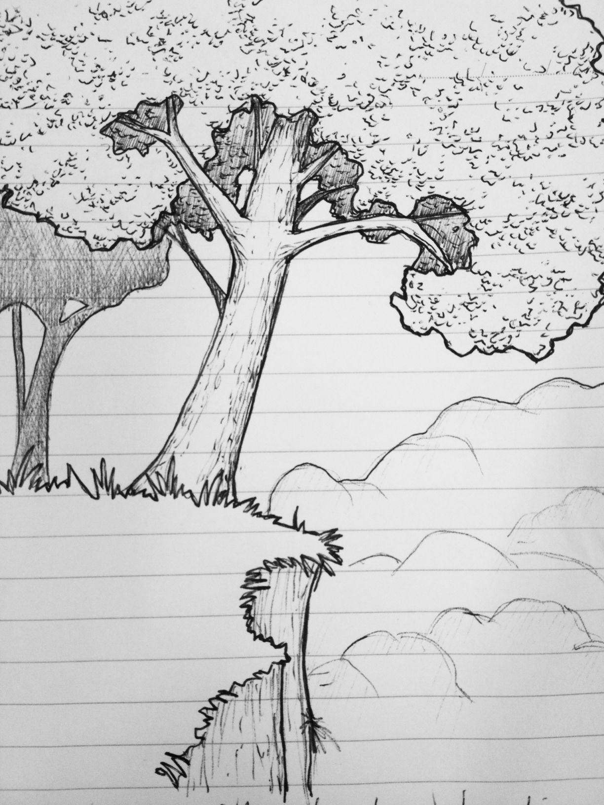 Лес карандашом легко. Рисунки карандашом природа. Пейзаж рисунок карандашом. Пейзаж карандашом для срисовки легкие. Эскиз природы карандашом.