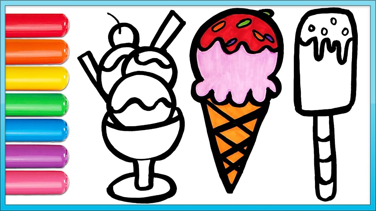 Как нарисовать ice cream из игры мороженщика