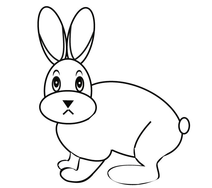 how to draw a rabbit step 10