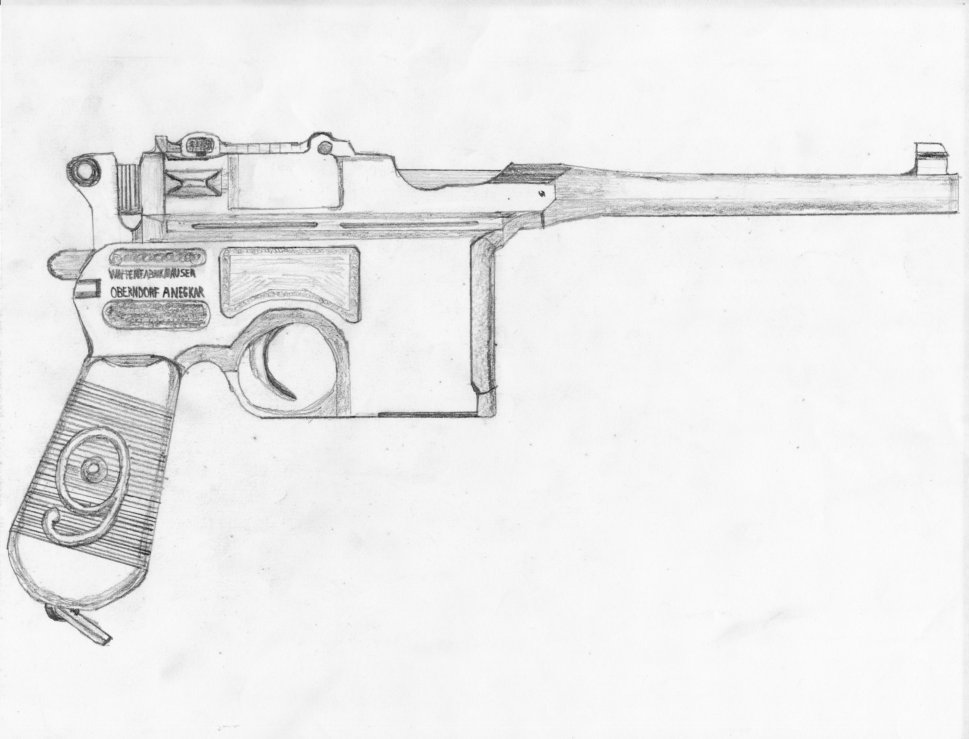 Mauser c96 чертежи