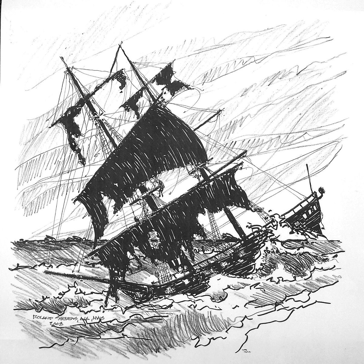 Затонувший пиратский корабль