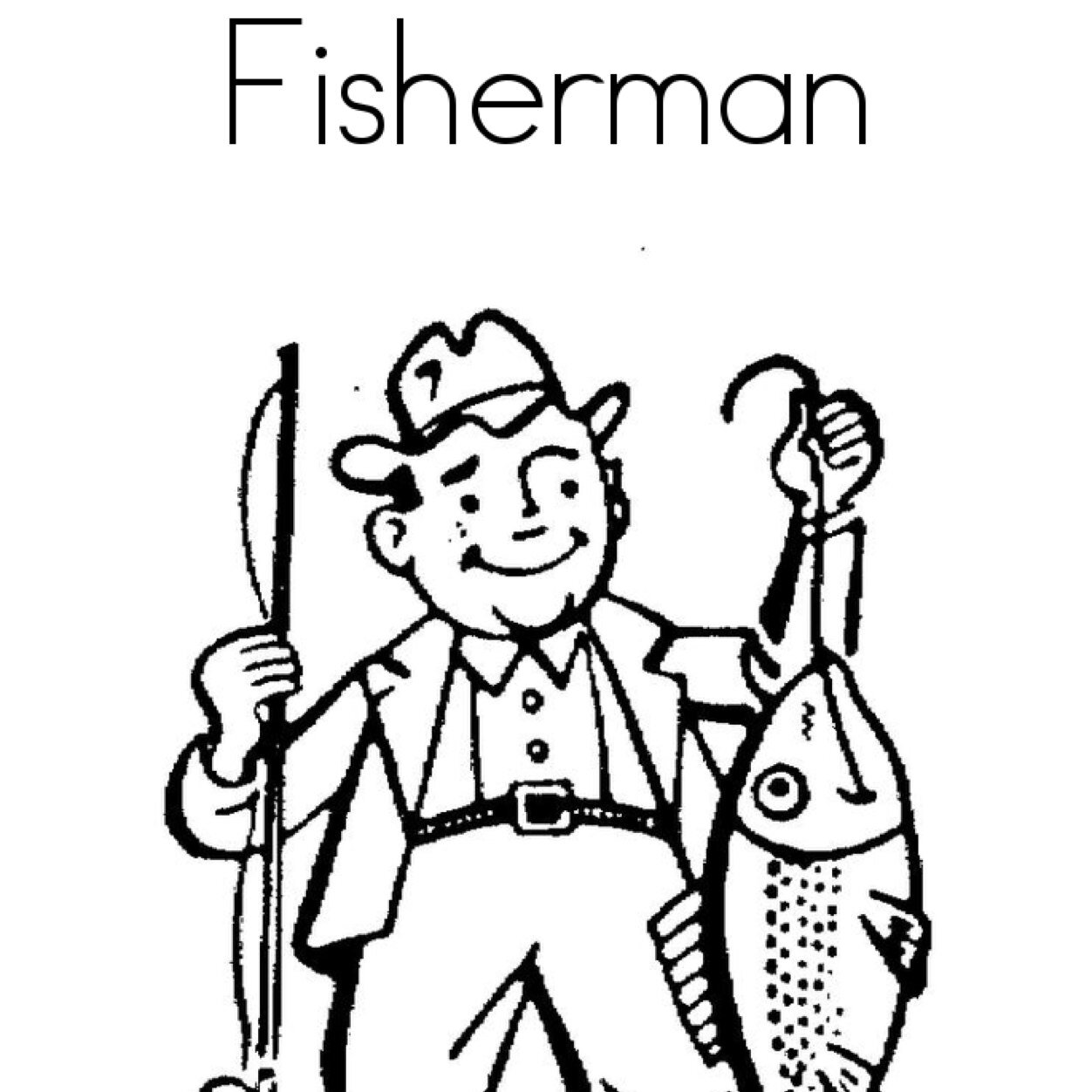 Раскраска для рыбаков