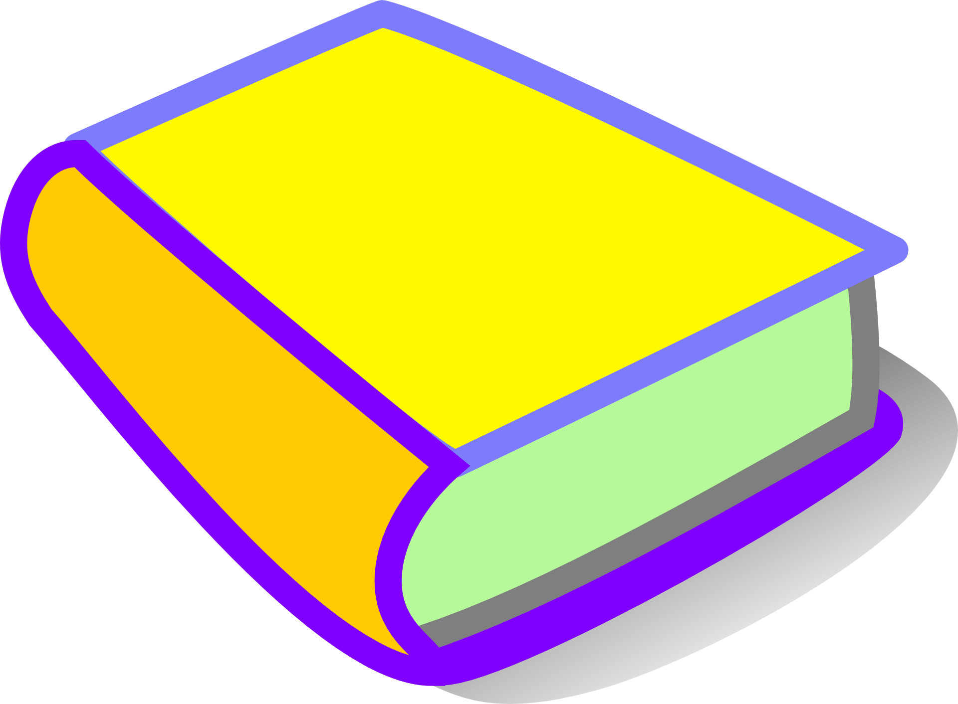 Цветные рисунки книг