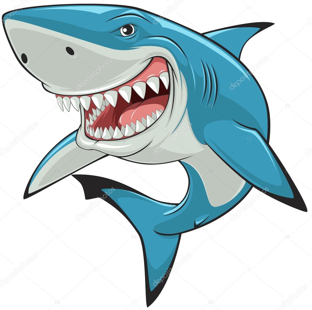 depositphotos 44294899 stock illustration white shark