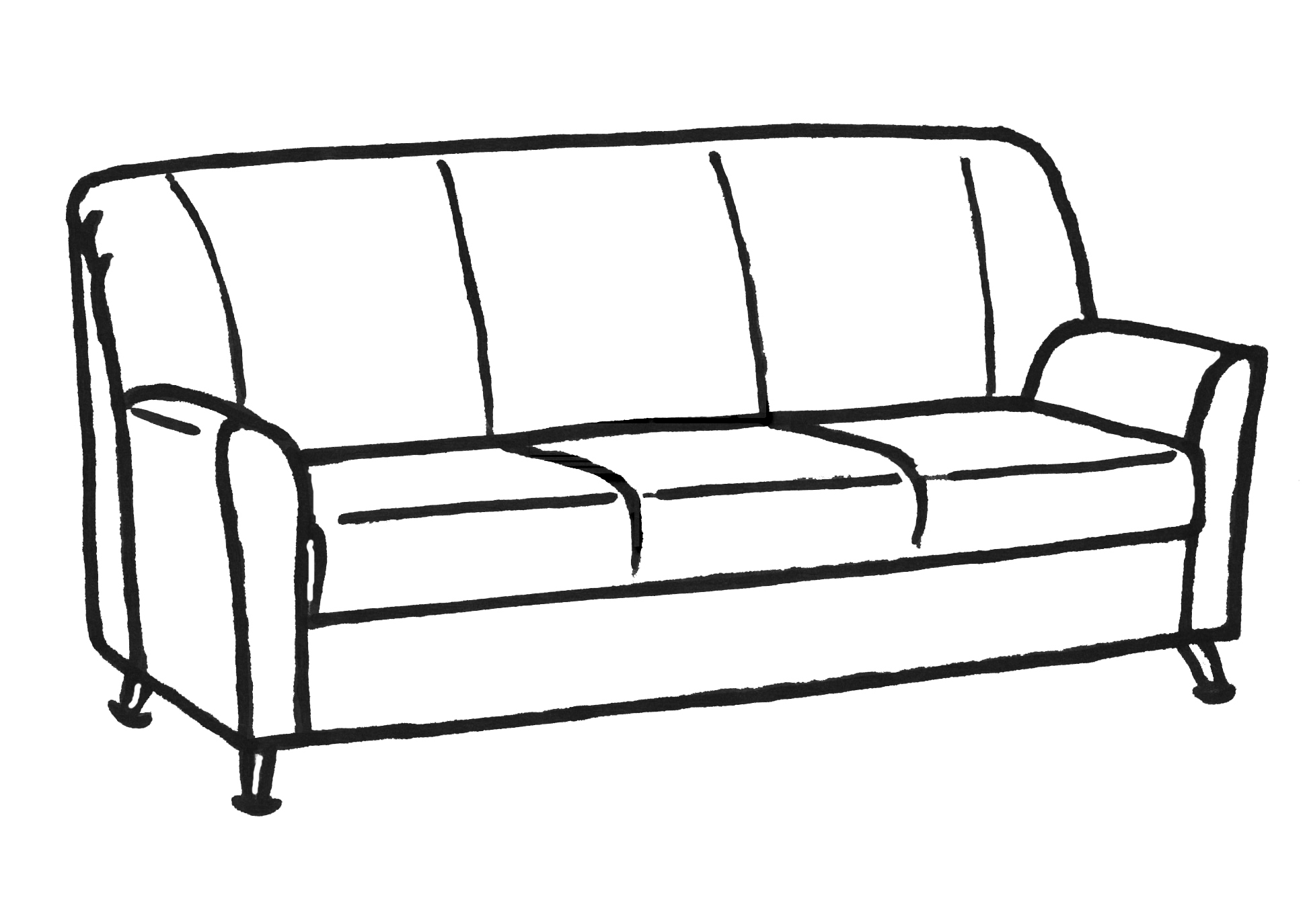 Рисовать диван для детей