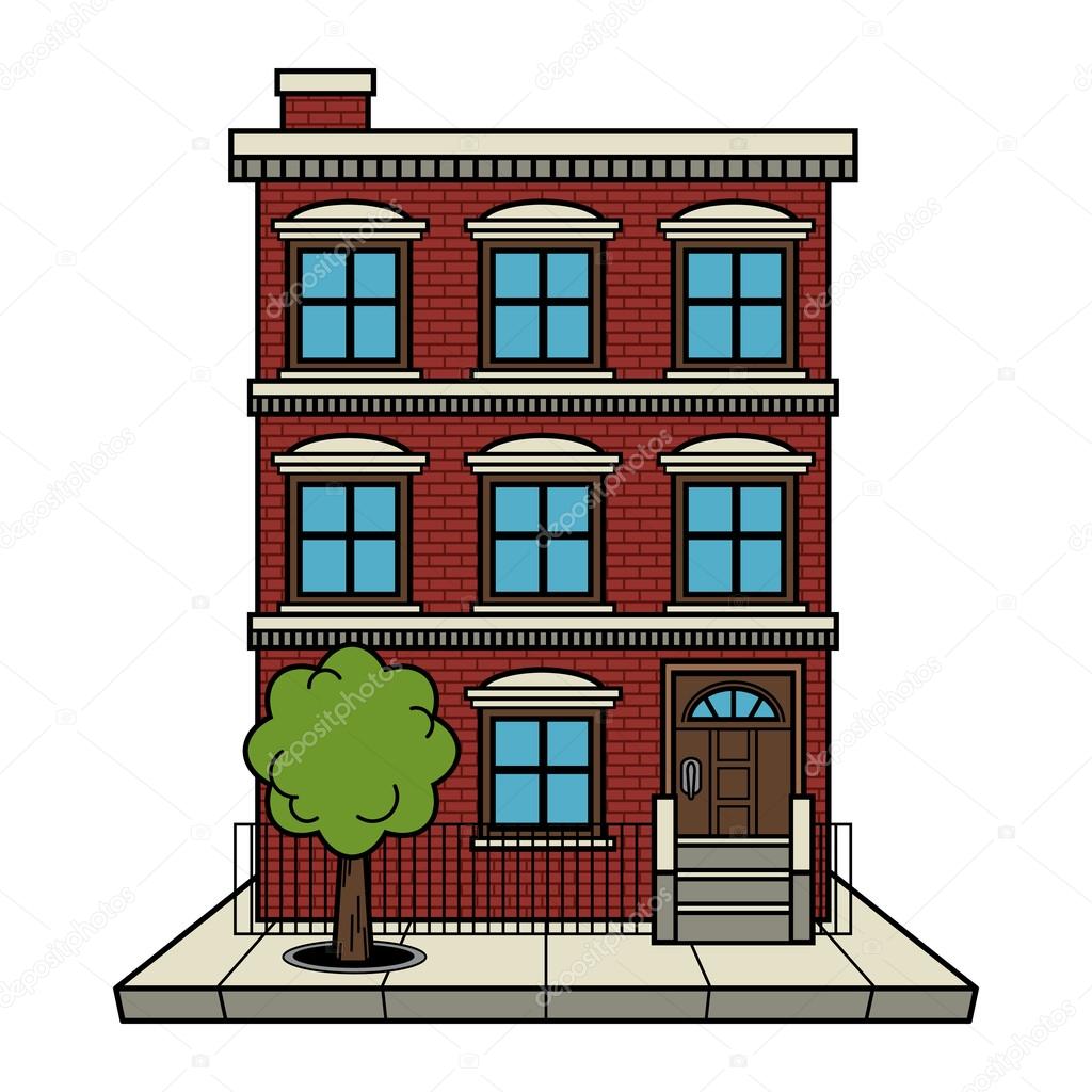 depositphotos 100144040 stock illustration apartment building vector