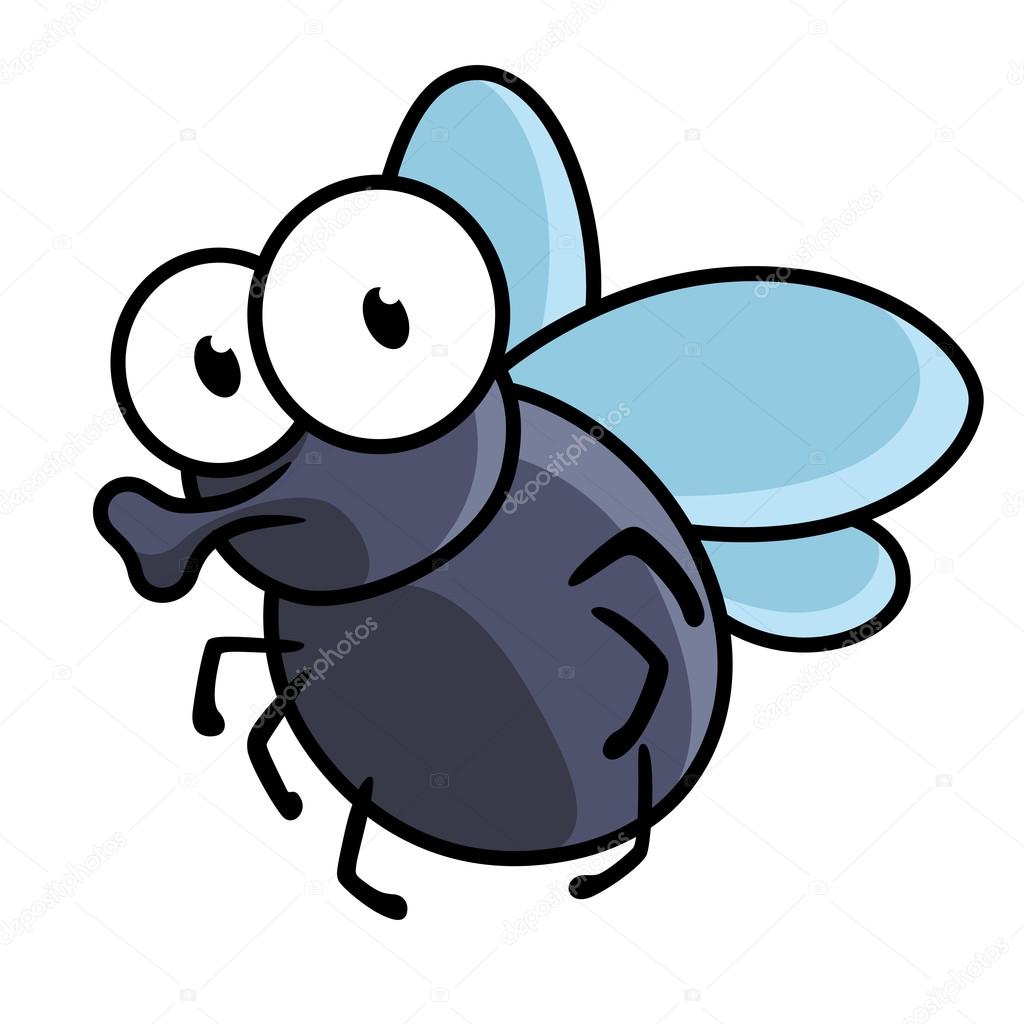 depositphotos 63803783 stock illustration cute little cartoon fly insect