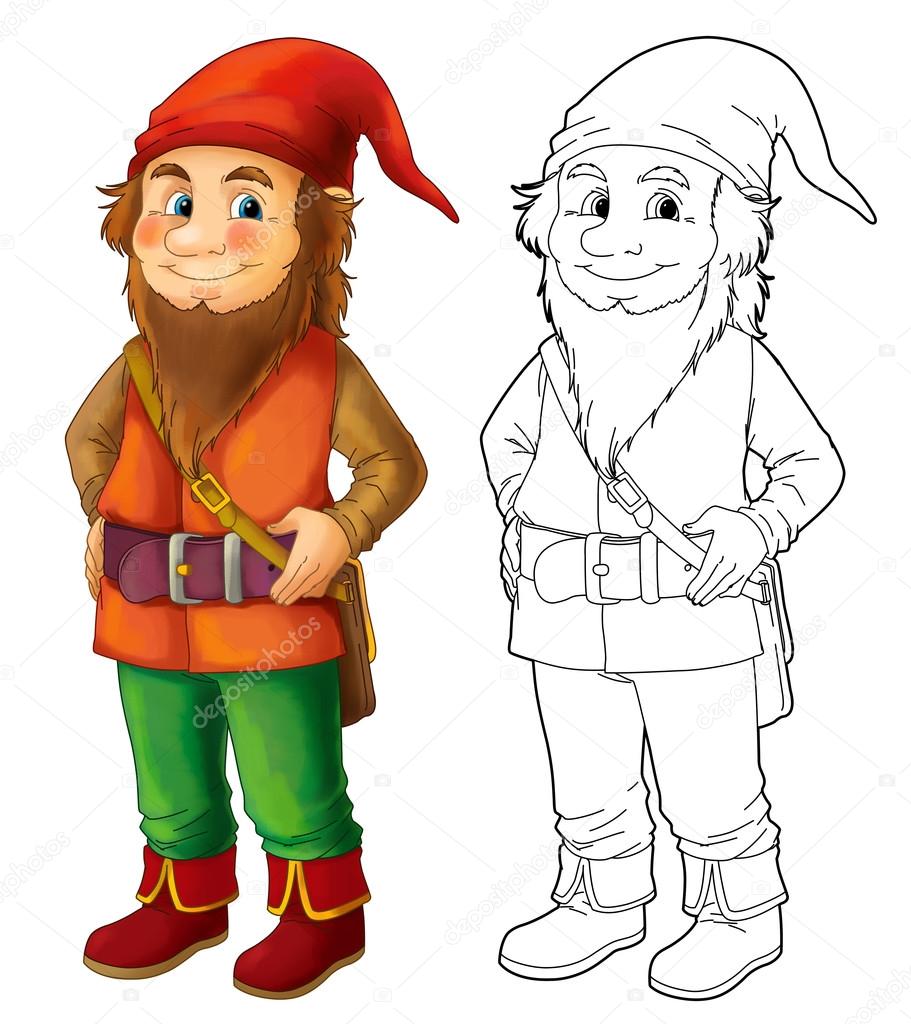 depositphotos 94141766 stock photo cartoon dwarf isolated with additional