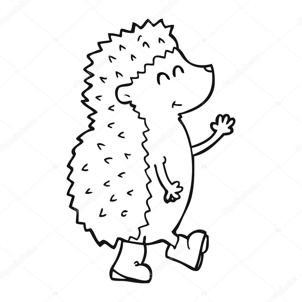 depositphotos 101498336 stock illustration cute black and white cartoon