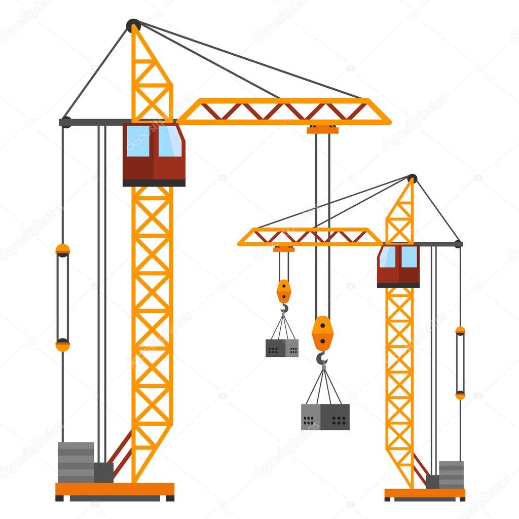 Башенный кран картинка для детей