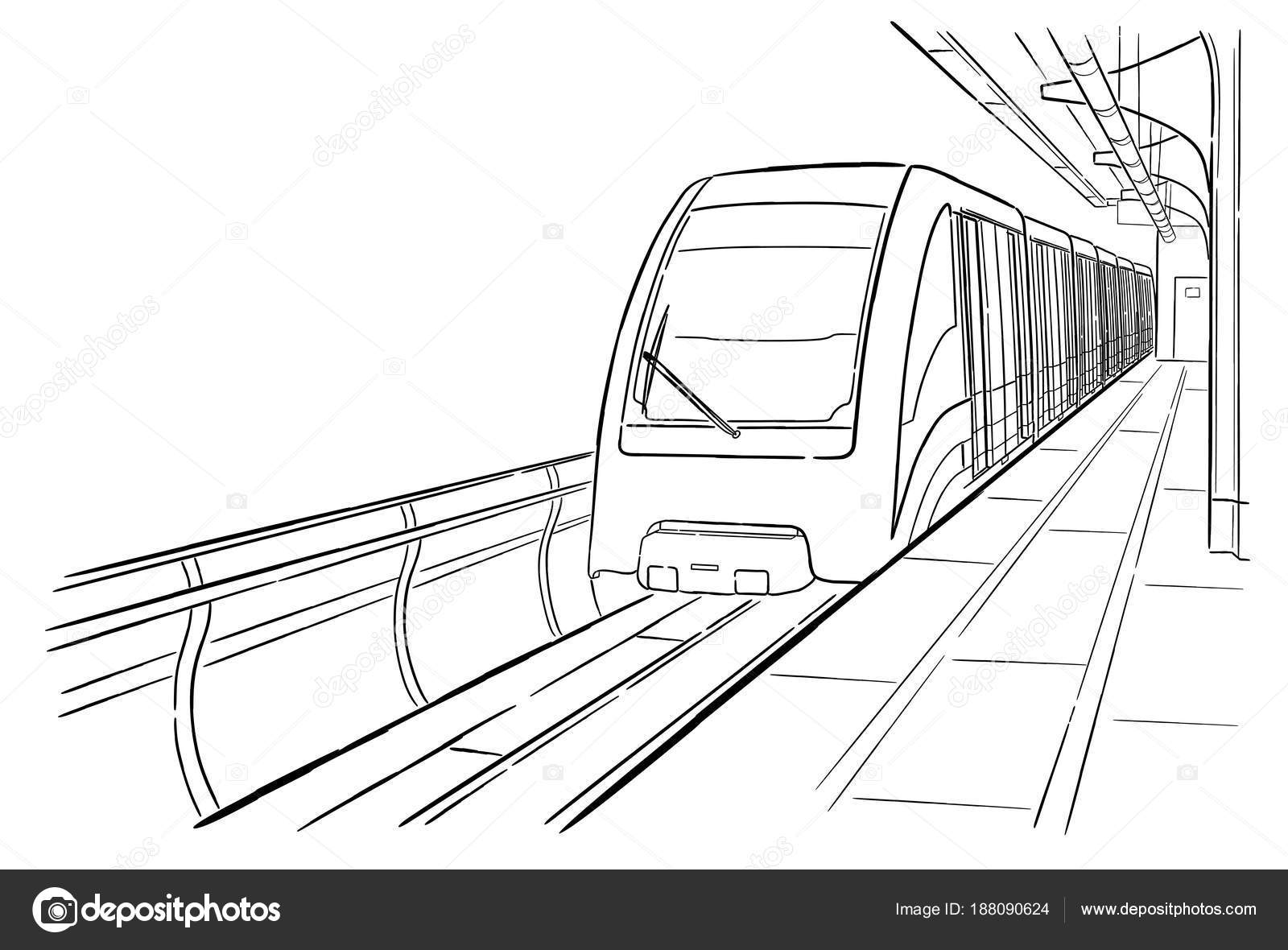 depositphotos 188090624 stock illustration hand drawn sketch moscow light