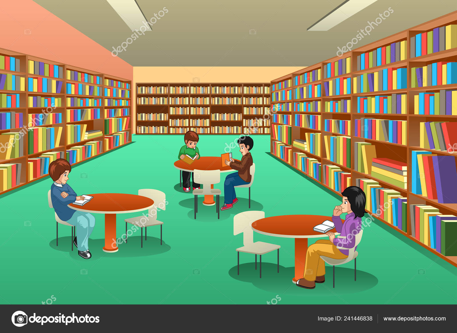 depositphotos 241446838 stock illustration vector illustration group school kids