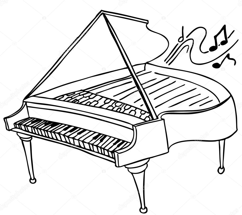 depositphotos 3984426 stock illustration piano