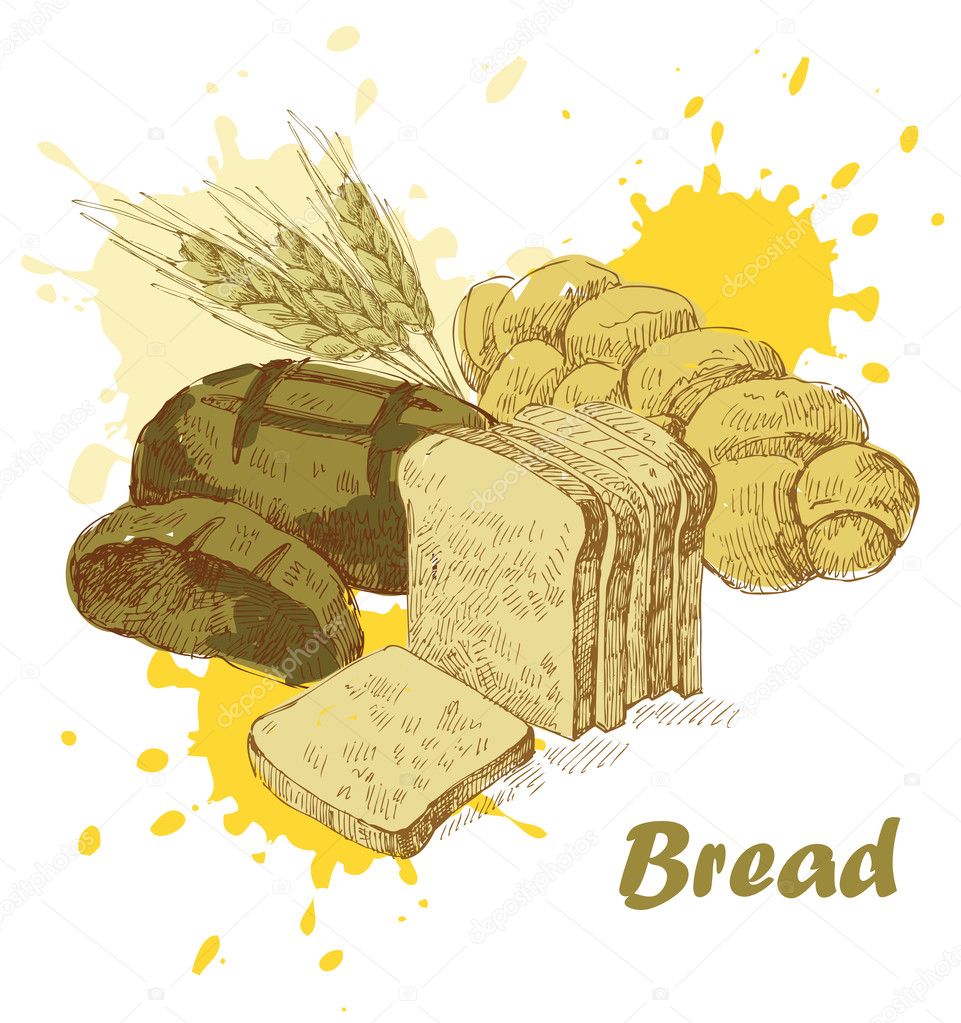 depositphotos 10963011 stock illustration bread background