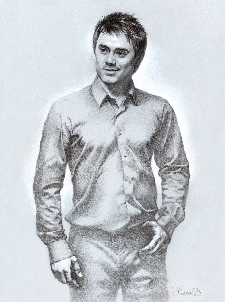 Картинка мужчины рисованный