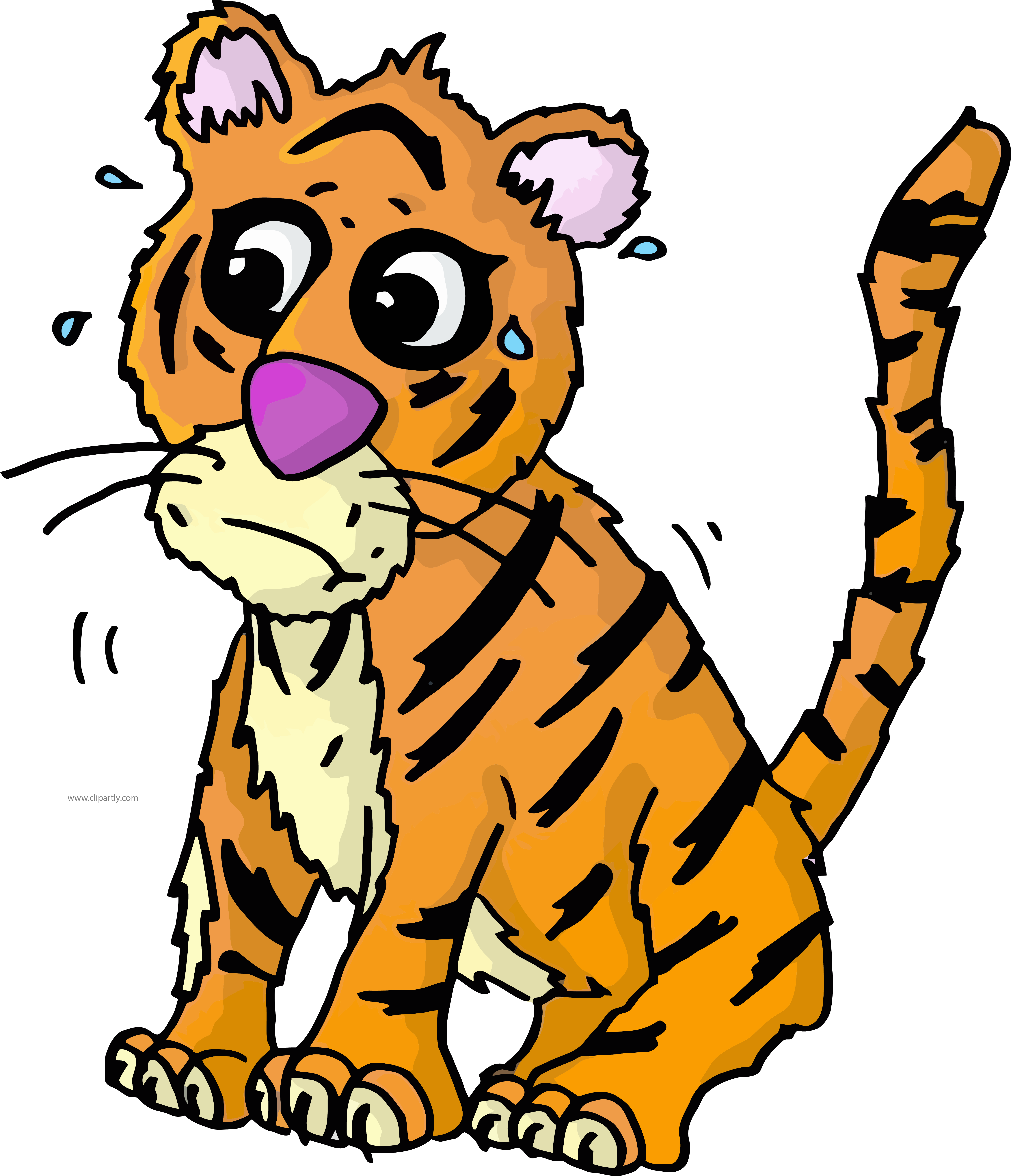 58 582556 scream cartoon tigger clipart png image download tiger