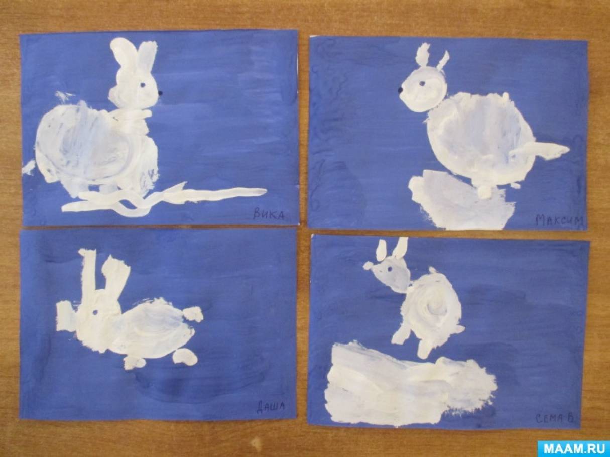 Рисование зайчика младшая группа. Рисование зайца в средней группе. Рисование зайчика в средней группе. Рисование зайца в младшей группе. Рисование в средней группе заяц зимой.