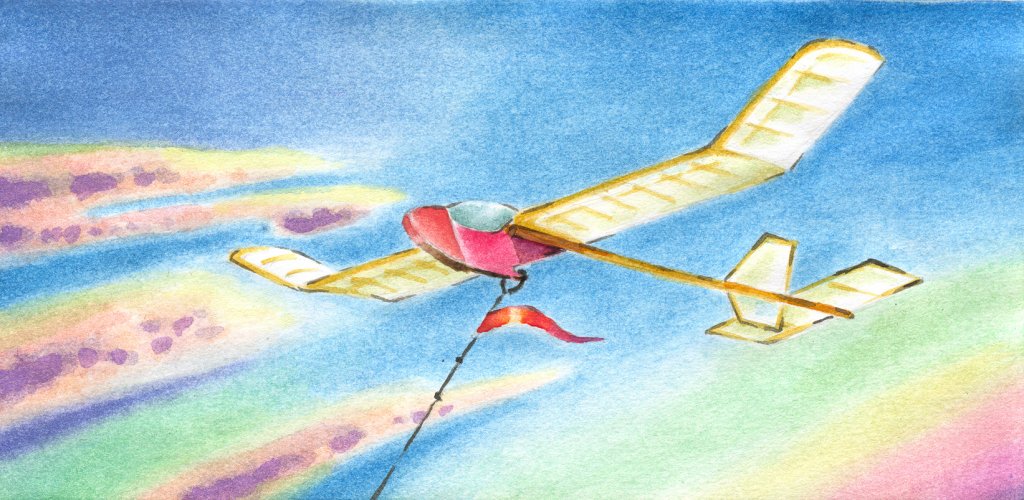 Картинка самолет в небе летит для детей