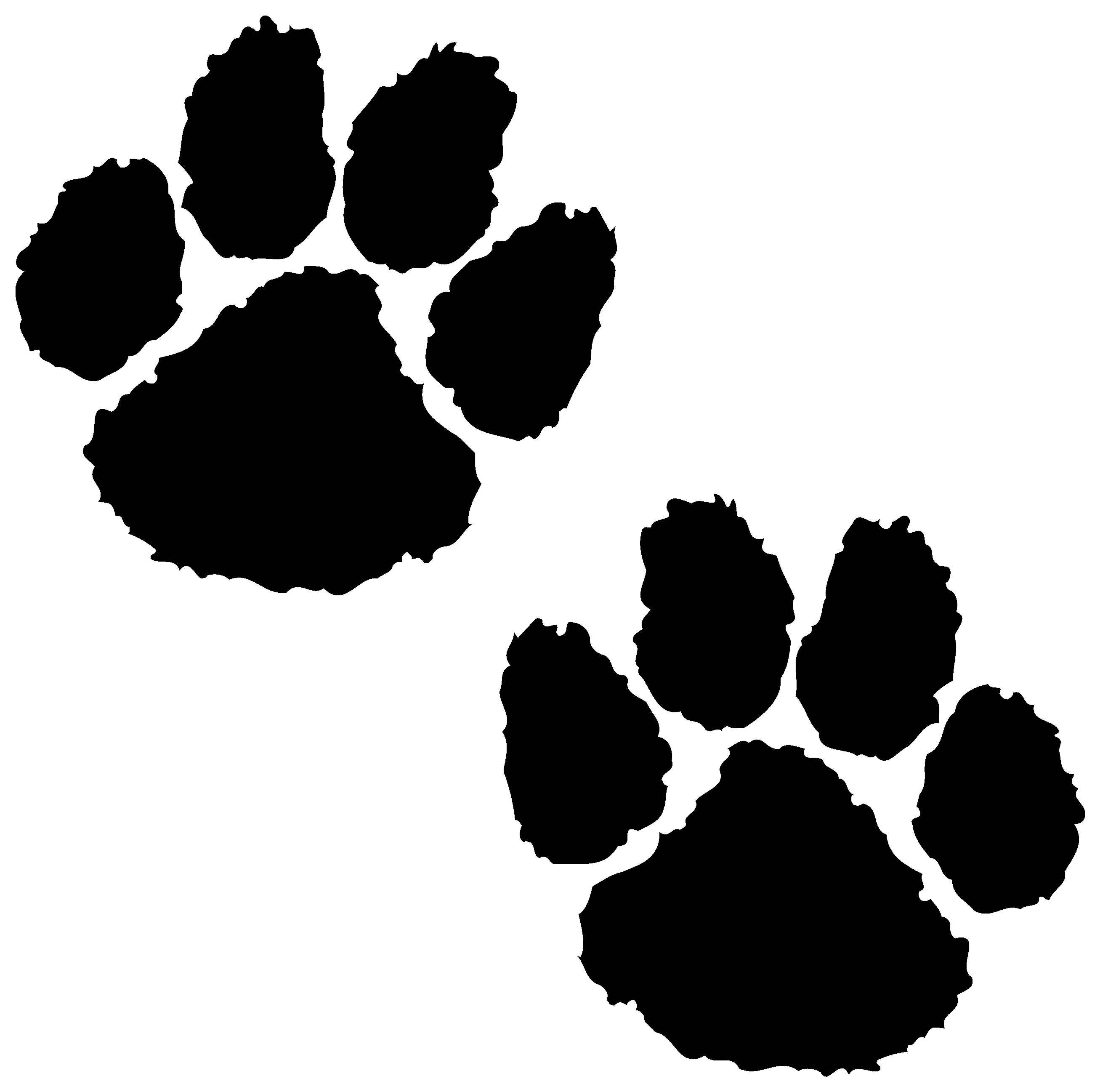 548 5481708 leopard dog clip art tiger printing leopard paw