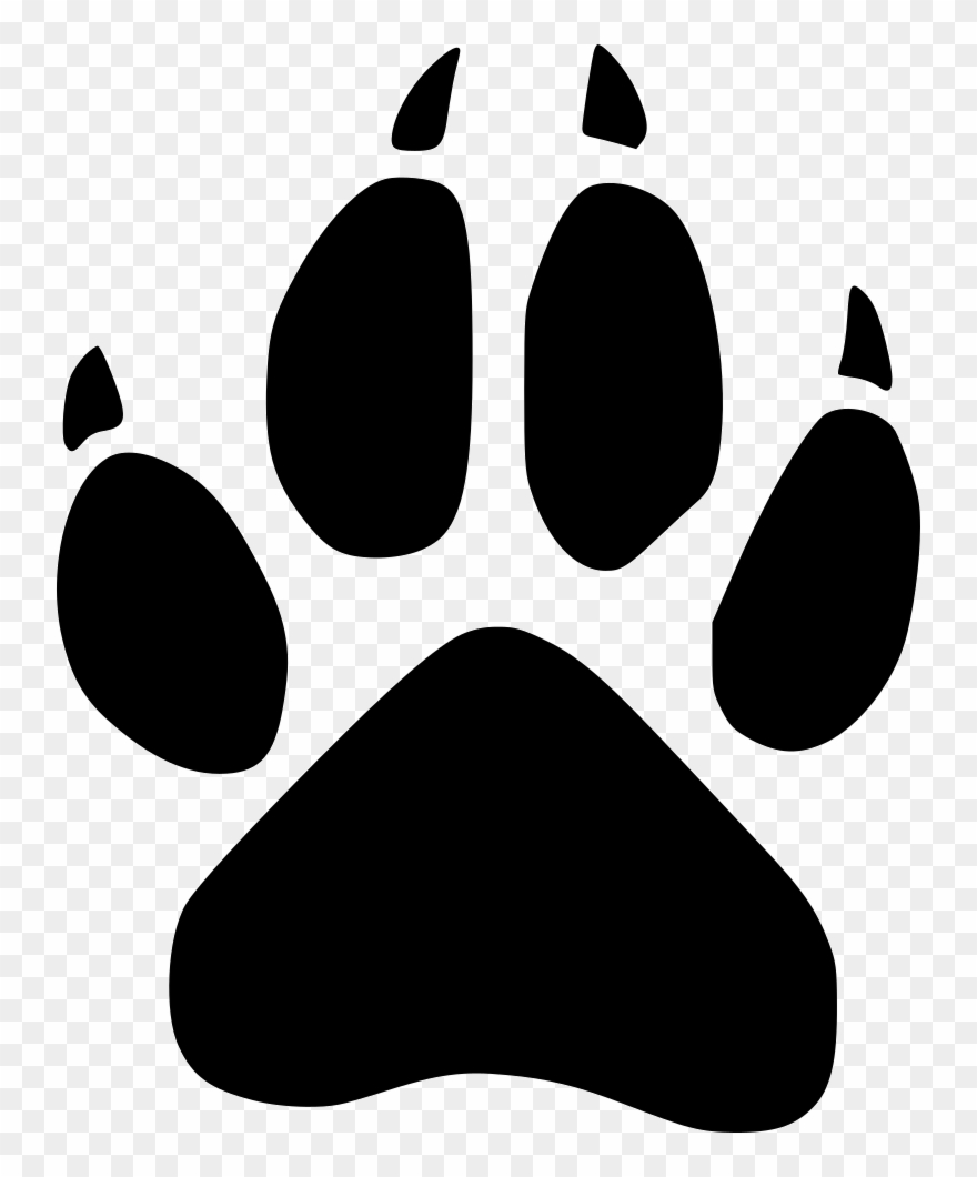 126 1260209 footprint wild svg icon unm lobo paw print