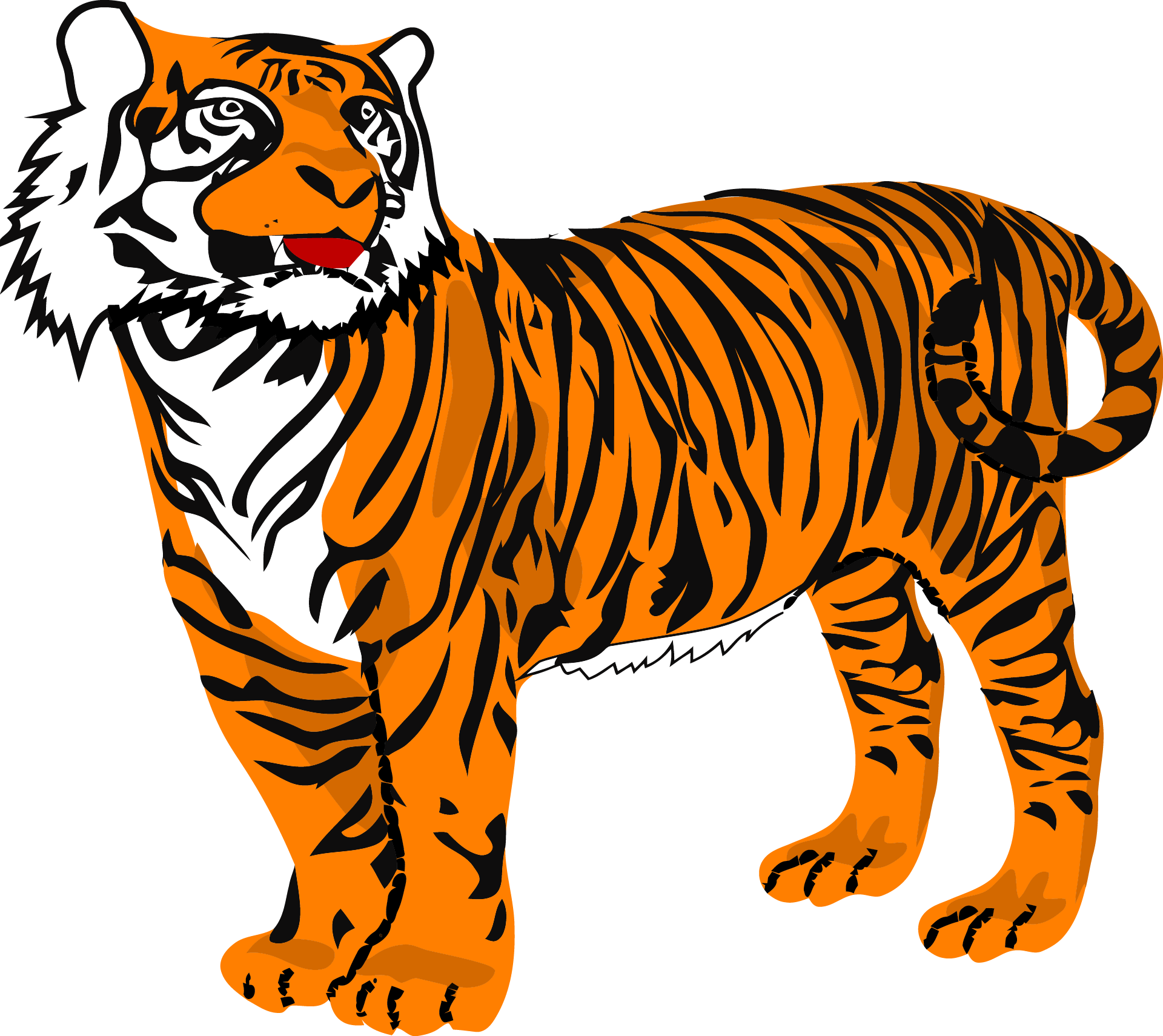 7 70136 tiger png clipart tiger clipart