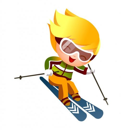 Картинка лыжи для детей на прозрачном фоне