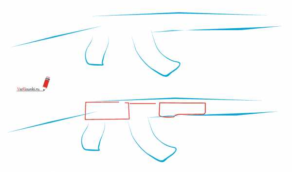 Как нарисовать ак 47 карандашом легко поэтапно для начинающих