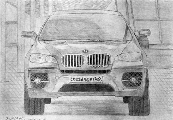 Bmw x5 рисунок