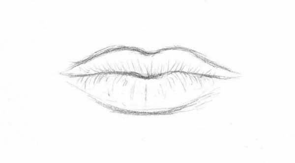 Как рисовать правильно губы поэтапно