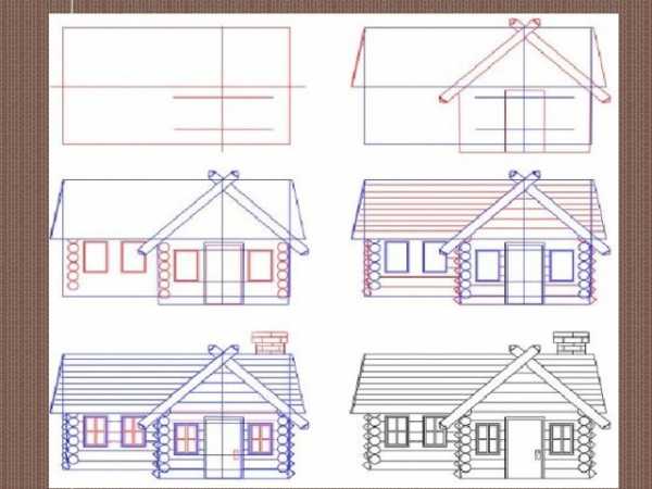 План дома 7 класс изо рисунок