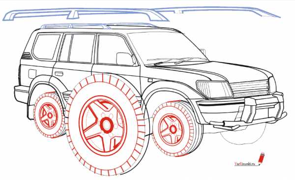 Как нарисовать внедорожник
