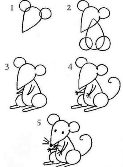 Как нарисовать мышеловку