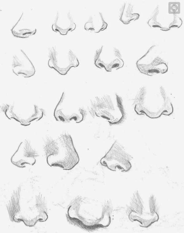 Как нарисовать нос легко для детей