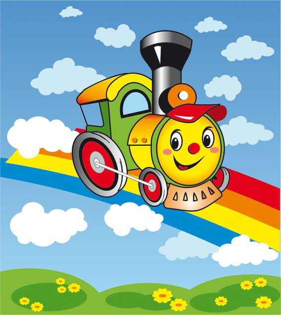 Картинки паровоз для детей дошкольного возраста