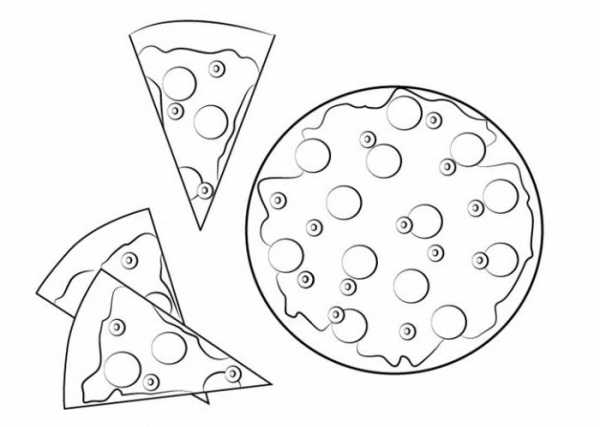 Как нарисовать коробку пиццы