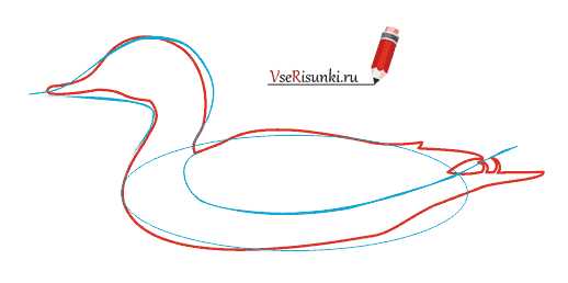 Как нарисовать утку фанфан