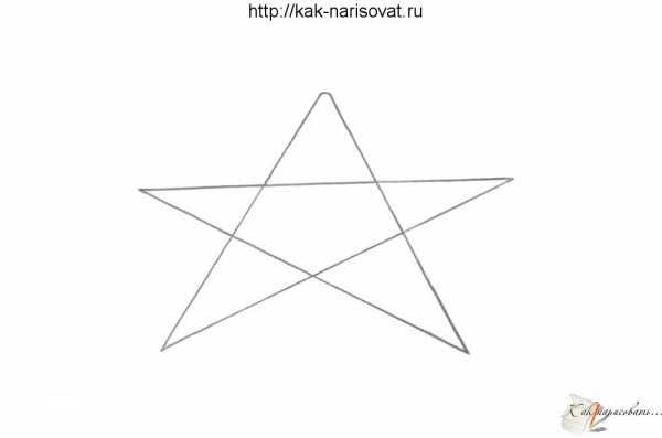 Как легко нарисовать звезду на бумаге